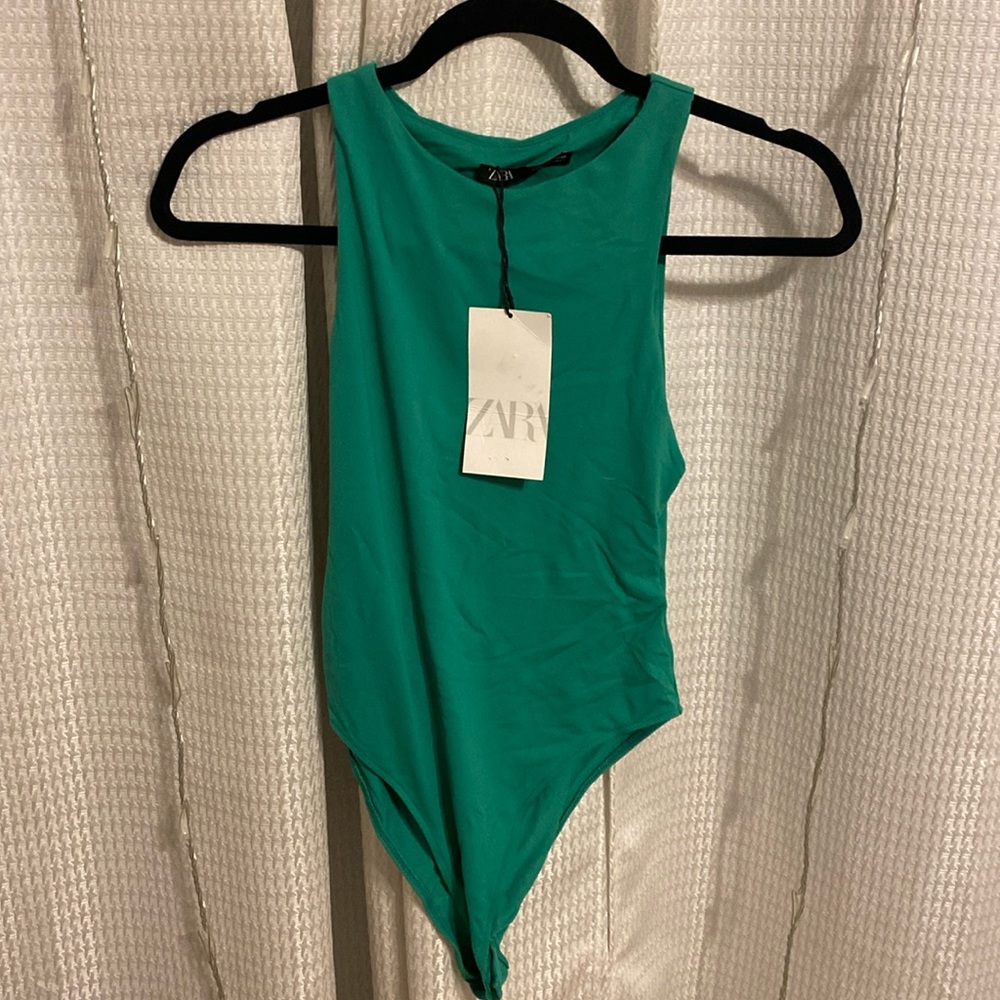 Green body suit